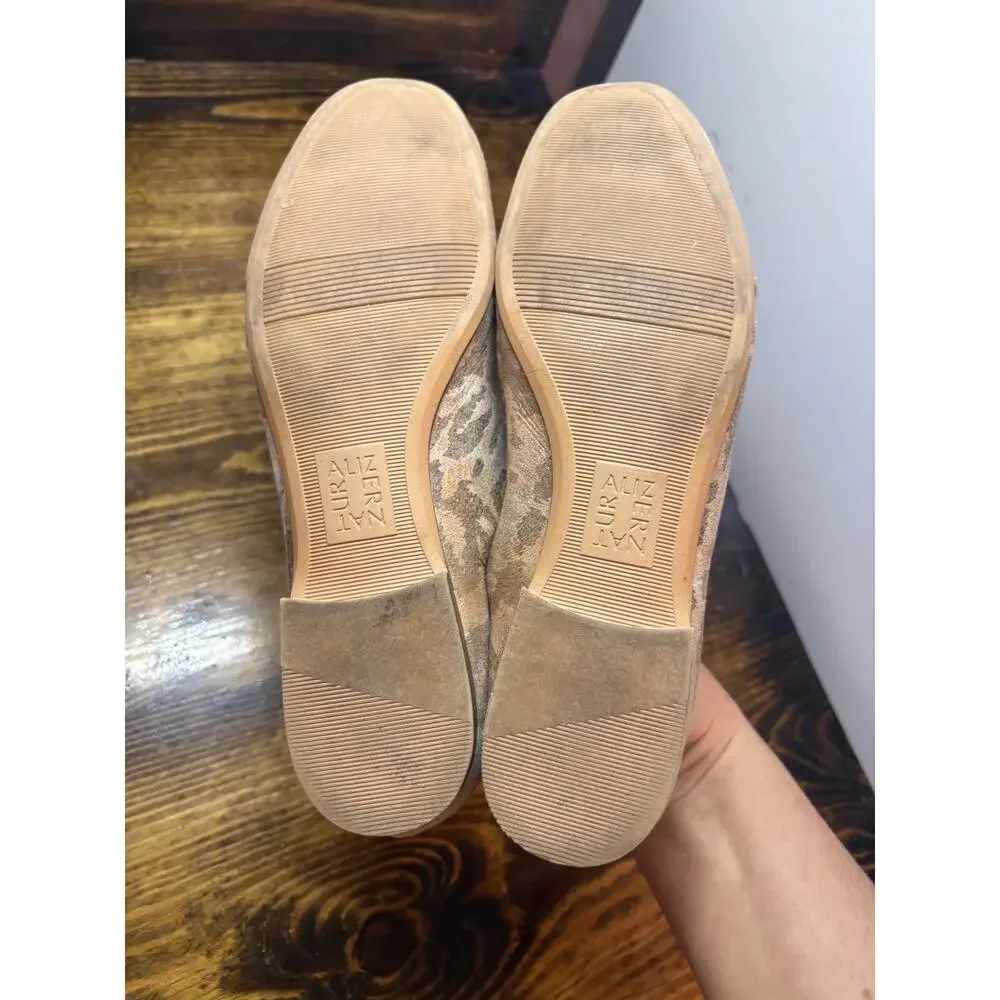 Naturalizer Tan‎ Animal Print Loafers Size 7